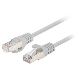 Patchcord Lanberg FTP kat.6 1m szary 10-pack