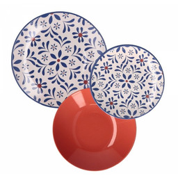 Rose&Tulipani Serwis Obiadowy Dla 6 Osób Sea Breeze