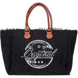 Torba Weekendowa Plażowa Shopperka Vivi Paris Czarna