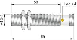Czujnik indukcyjny 12 mm SI12-DC4 PNP NO H