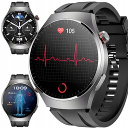 Zegarek Smartwatch rozmowy sen pulsometr funkcje zdrowotne Pro