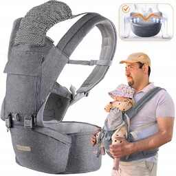 Nosidełko Dla Dziecka Ergonomiczne Wielofunkcyjne Regulowane Lekkie