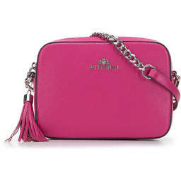 Damska listonoszka skórzana z chwostem na łańcuszku