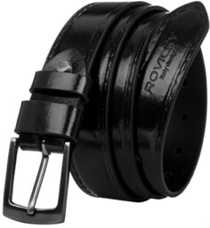 Pasek męski czarny Rovicky PLW-R-11 BLACK