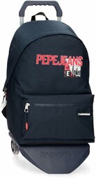 Pepe Jeans, Niebieski, Plecak 44 + wózek
