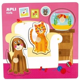 APLI KIDS - Zwierzęta Puzzle wpuszczane, 102551, 20