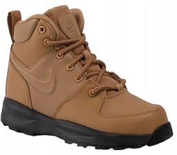 Nike Buty Trekkingowe Dziecięce Manoa Ltr brązowe skóra