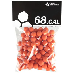 Kulki gumowe 0,68cal orange a''100