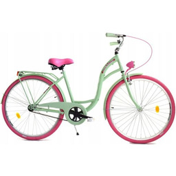 Rower miejski damski z przerzutkami DALLAS BIKE 26