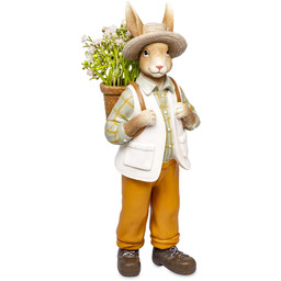 Figurka dekoracyjna wielkanocna królik 30x11x11 175082