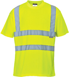 S478 - T-shirt ostrzegawczy - żółty S