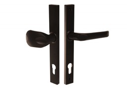 Gałka-klamka drzwiowa na długim szyldzie WALA 92 H1,