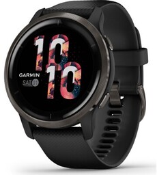 GARMIN Smartwatch Venu 2 45mm Czarny Słuchawki