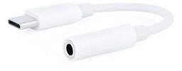 Kabel przejściowy USB-C na gniazdo 3,5 mm, biały,