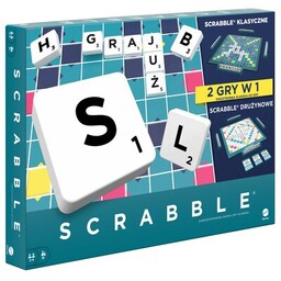 SCRABBLE Gra planszowa Original HXM53 Zyskaj