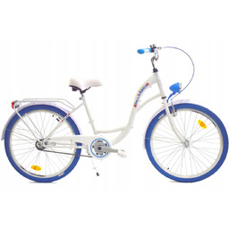 Rower miejski damski z przerzutkami DALLAS BIKE 26