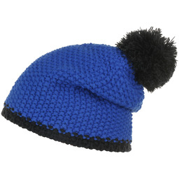 Czapka z Pomponem Twotone, ultramaryna, One Size