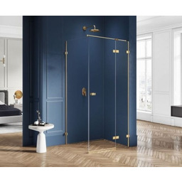 New Trendy Avexa Gold Brushed kabina prysznicowa 120