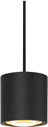 SLV - Oculus Lampa Wisząca Pojedynczy Black