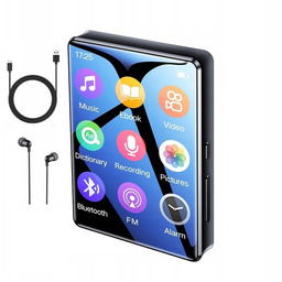 ODTWARZACZ MP3 BLUETOOTH PRZENOŚNY HIFI RADIO FM KROKOMIERZ