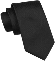 Elegancki Krawat Męski - Alties - Czarny