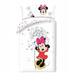 Pościel Myszka Minnie Mouse Disney Róż 140x200