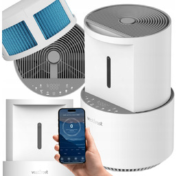 Mały nawilżacz powietrza ewaporacyjny 2l do 20m2 Vestfrost