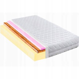 Materac 130x200 hypoalergiczny z Kokosem i Hr 10CM
