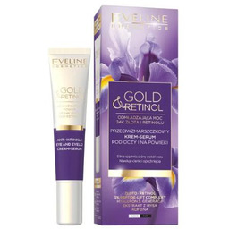 EVELINE Gold & Retinol Przeciwzmarszczkowy Krem-Serum pod oczy