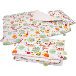 Kocyk pościel do przedszkola 100x135 Leśna Polana