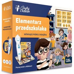Książka Czytaj z Albikiem Elementarz przedszkolaka + Pióro