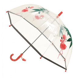 Smati Dziecięcy parasol + gwizdek (przezroczysty) Flaming