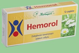 Hemorol 12 czopków