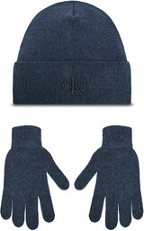 Zestaw Czapka i Rękawiczki Calvin Klein K50K512469 Niebieski