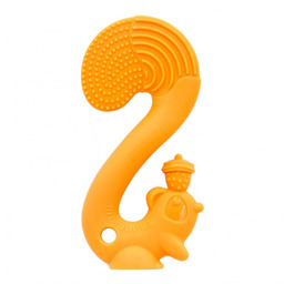 Mombella Gryzak zabawka Squirrel Orange