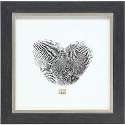 Deknudt ramka na zdjęcia, żywica syntetyczna, szara, 30