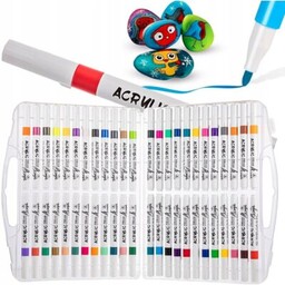 EXTRALINK Zestaw markerów akrylowych (48 sztuk)