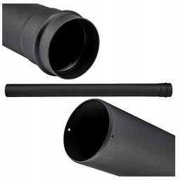 Rura Prosta Czarna Kominowa Spalinowa Dymowa Do Pieca