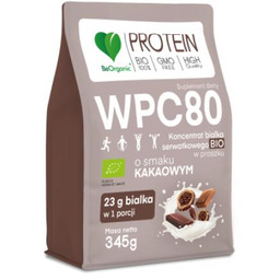 BeOrganic Białko serwatkowe WPC 80 BIO o smaku