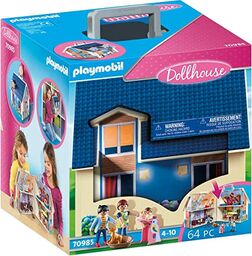 PLAYMOBIL Dollhouse 70985 Przenośny domek dla lalek,
