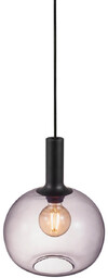 Nordlux Lampa wisząca Alton 47313047 szklana kula czarny