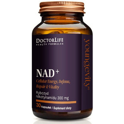 Doctor Life, NAD+ Rybozyd Nikotynamidu suplement diety, 30