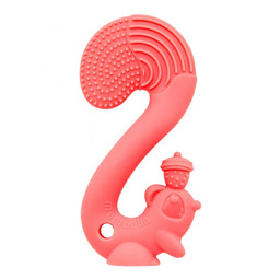 Mombella Gryzak zabawka Squirrel Red