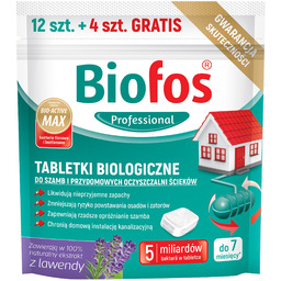 Tabletki biologiczne do szamb i oczyszczalni Biofos Professional
