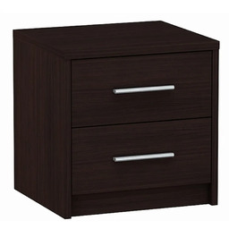 Edinos Szafka nocna z szufladami do sypialni wenge