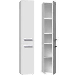 Topeshop Słupek łazienkowy Nel II BIAŁY