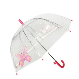Smati Dziecięcy parasol + gwizdek (przezroczysty) Motyl