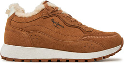 Sneakersy Pepe Jeans PLS60015 Brązowy