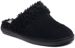 Ciepłe kapcie damskie z futerkiem pantofle domowe zakryte