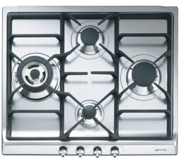 Płyta gazowa 60 cm Inox stal SMEG SER60SGH3